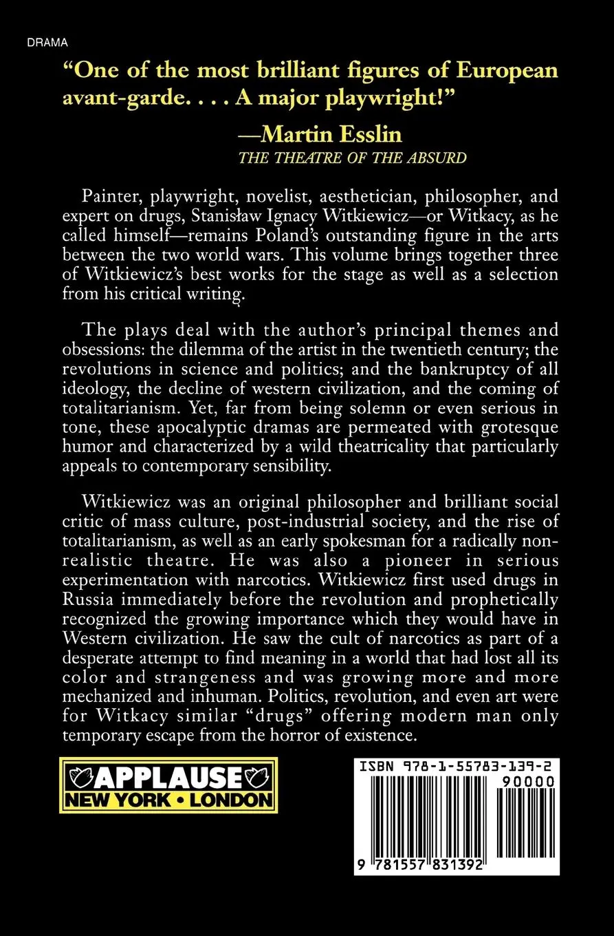 Rückseite: 9781557831392 | The Mother and Other Unsavory Plays | Stanislaw Ignacy Witkiewicz