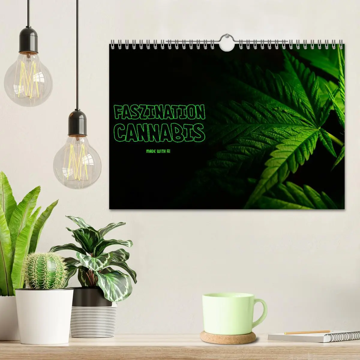 Bild: 9783457331392 | Faszination Cannabis (Wandkalender 2026 DIN A4 quer), CALVENDO...