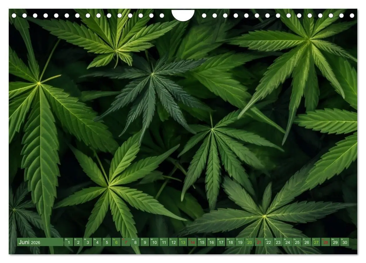 Bild: 9783457331392 | Faszination Cannabis (Wandkalender 2026 DIN A4 quer), CALVENDO...