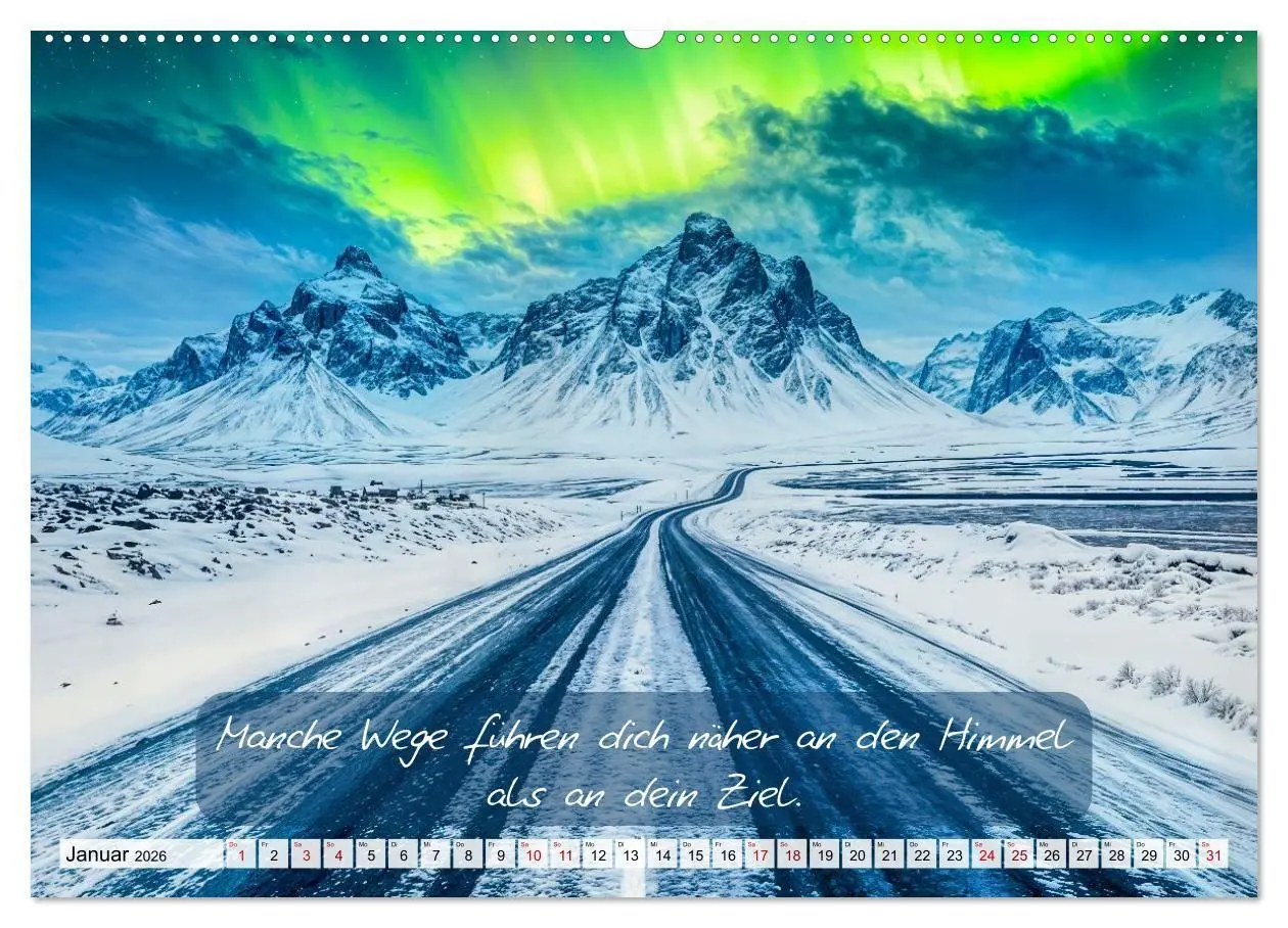 Bild: 9783516661392 | Wege zwischen Asphalt und Himmel - Achtsamkeitskalender mit...