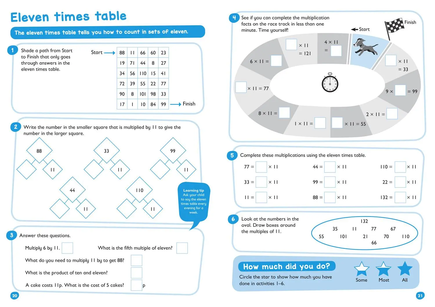 Bild: 9780008151492 | Times Tables Bumper Book Ages 7-11 | Collins Easy Learning | Buch