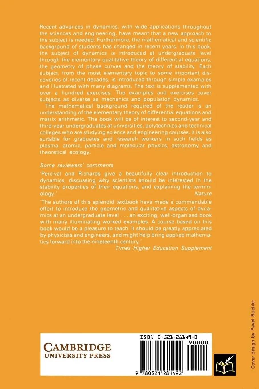 Rückseite: 9780521281492 | Introduction to Dynamics | Ian C. Percival (u. a.) | Taschenbuch