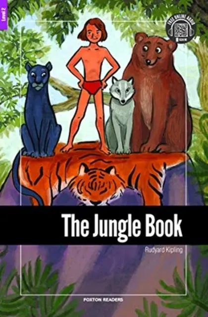 Cover: 9781911481492 | The Jungle Book - Foxton Reader Level-2 (600 Headwords A2/B1) with...