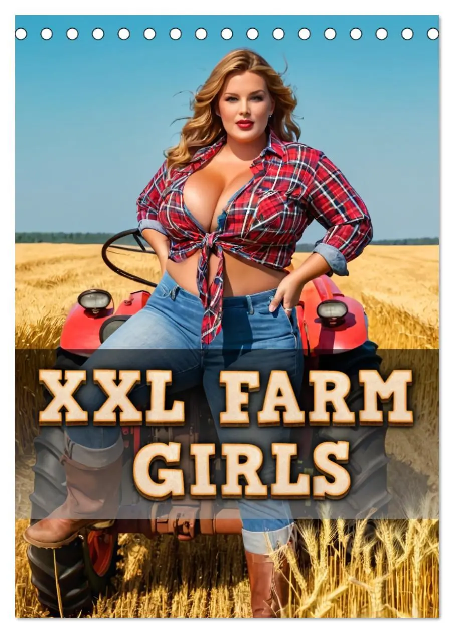 Cover: 9783457251492 | XXL Farm Girls (Tischkalender 2026 DIN A5 hoch), CALVENDO...