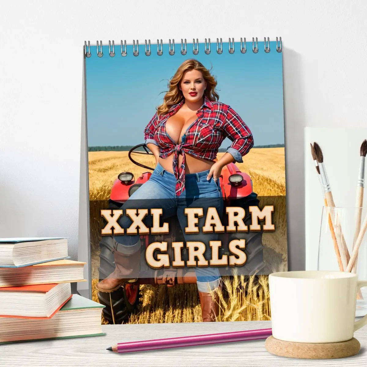 Bild: 9783457251492 | XXL Farm Girls (Tischkalender 2026 DIN A5 hoch), CALVENDO...