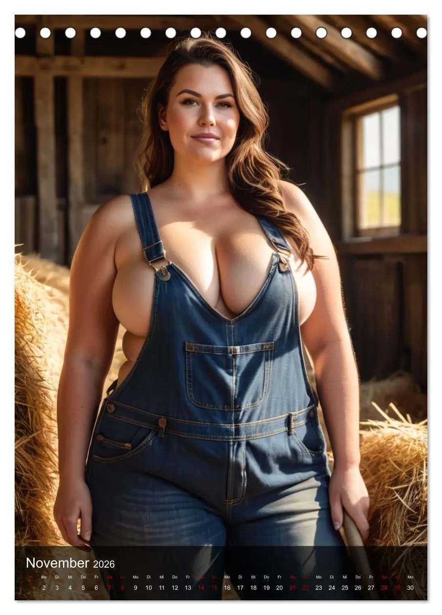Bild: 9783457251492 | XXL Farm Girls (Tischkalender 2026 DIN A5 hoch), CALVENDO...