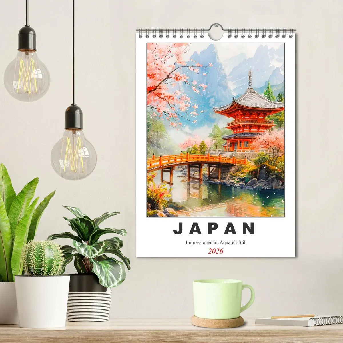Bild: 9783516271492 | Japan. Impressionen im Aquarell-Stil (Wandkalender 2026 DIN A4...