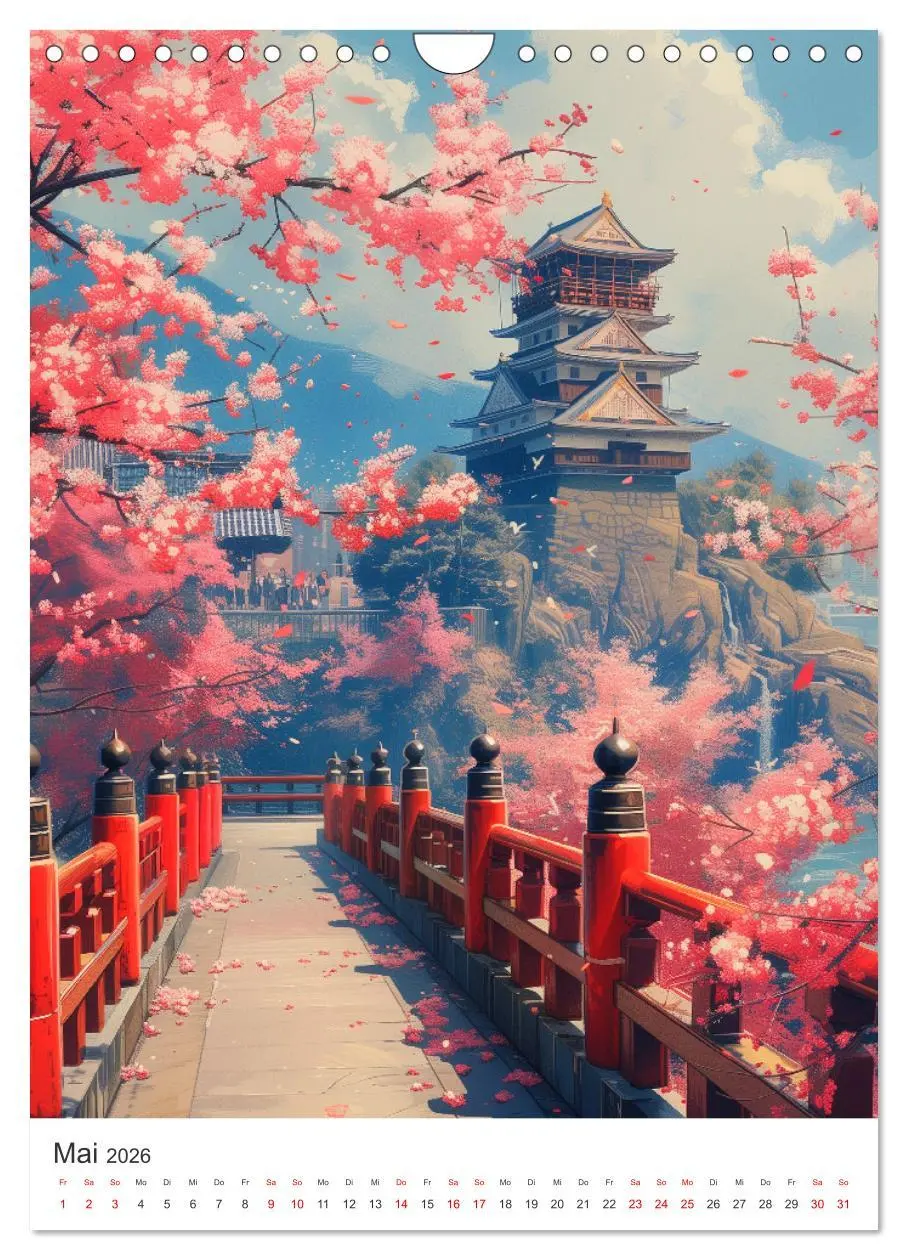 Bild: 9783516271492 | Japan. Impressionen im Aquarell-Stil (Wandkalender 2026 DIN A4...
