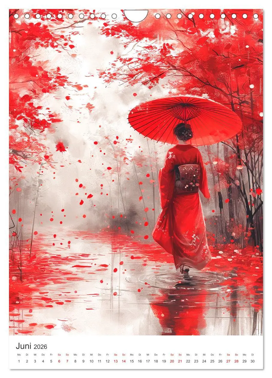 Bild: 9783516271492 | Japan. Impressionen im Aquarell-Stil (Wandkalender 2026 DIN A4...