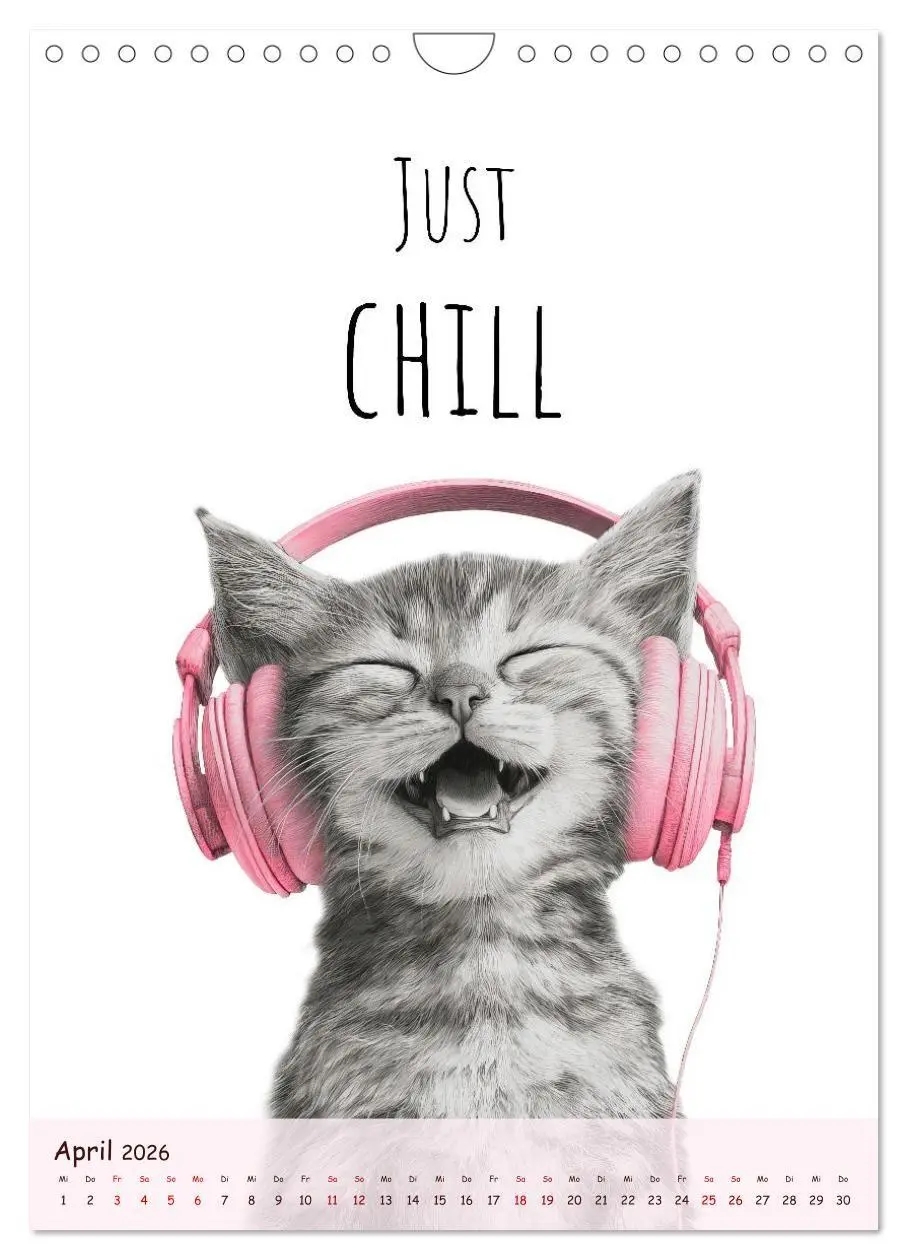 Bild: 9783516721492 | Katzenkult - Coolness auf vier Pfoten (Wandkalender 2026 DIN A4...