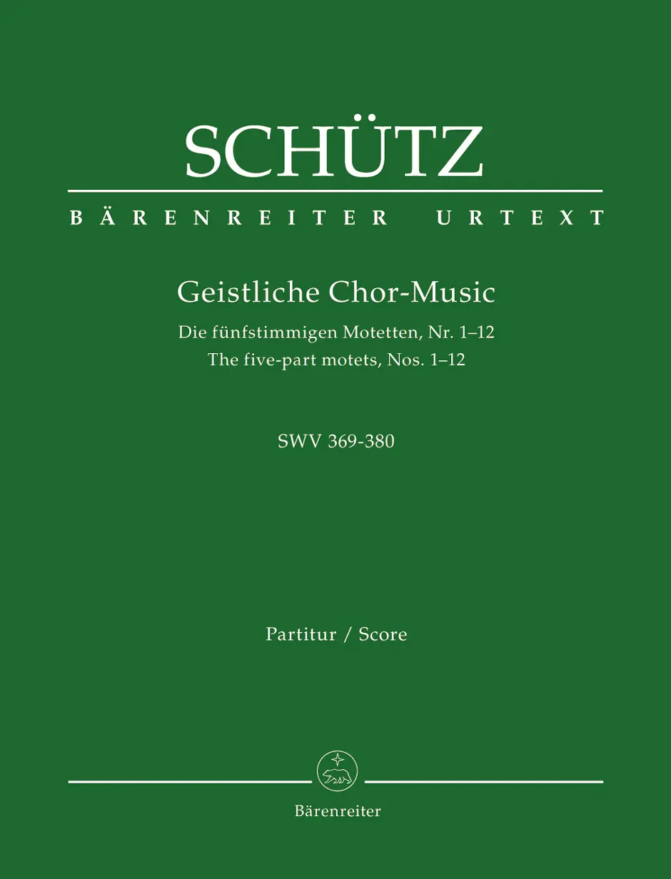 Cover: 9790006541492 | Geistliche Chor-Music SWV 369-380 | Heinrich Schütz | Broschüre | XIII