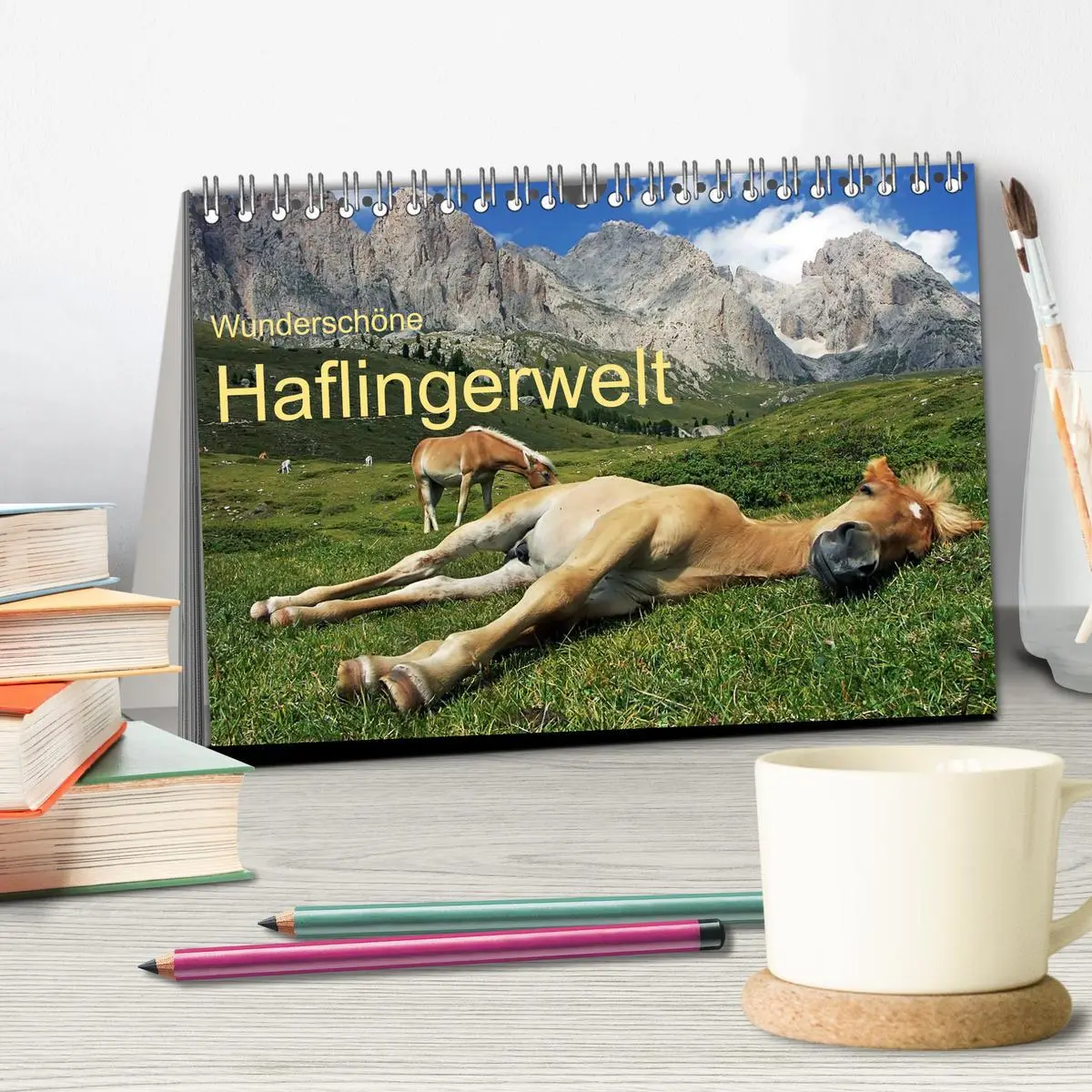 Bild: 9783516021592 | Wunderschöne Haflingerwelt (Tischkalender 2026 DIN A5 quer),...