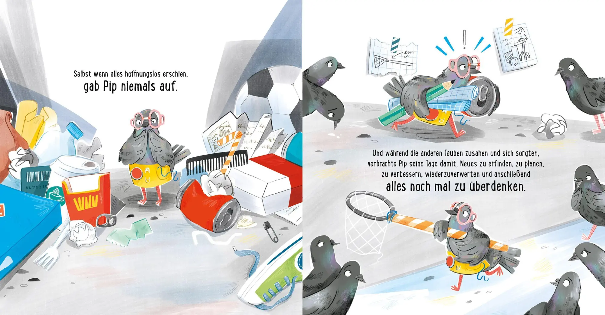 Bild: 9783734821592 | Pip - Eine Taube packt's an! | Jess Rose | Buch | 40 S. | Deutsch