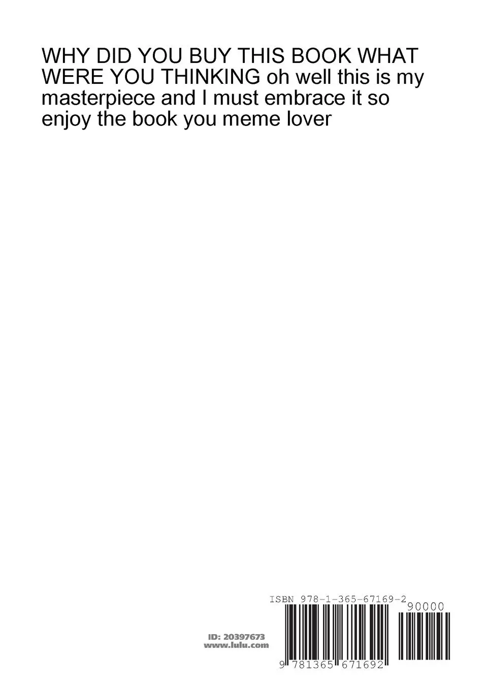 Rückseite: 9781365671692 | The Entire Bee Movie Script Without Spaces But Every Letter B Is...