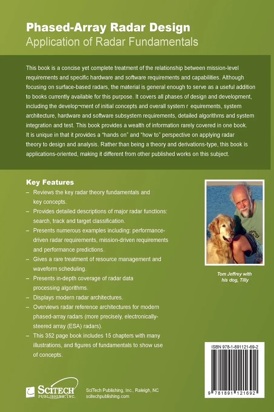 Rückseite: 9781891121692 | Phased-Array Radar Design | Application of Radar Fundamentals | Buch