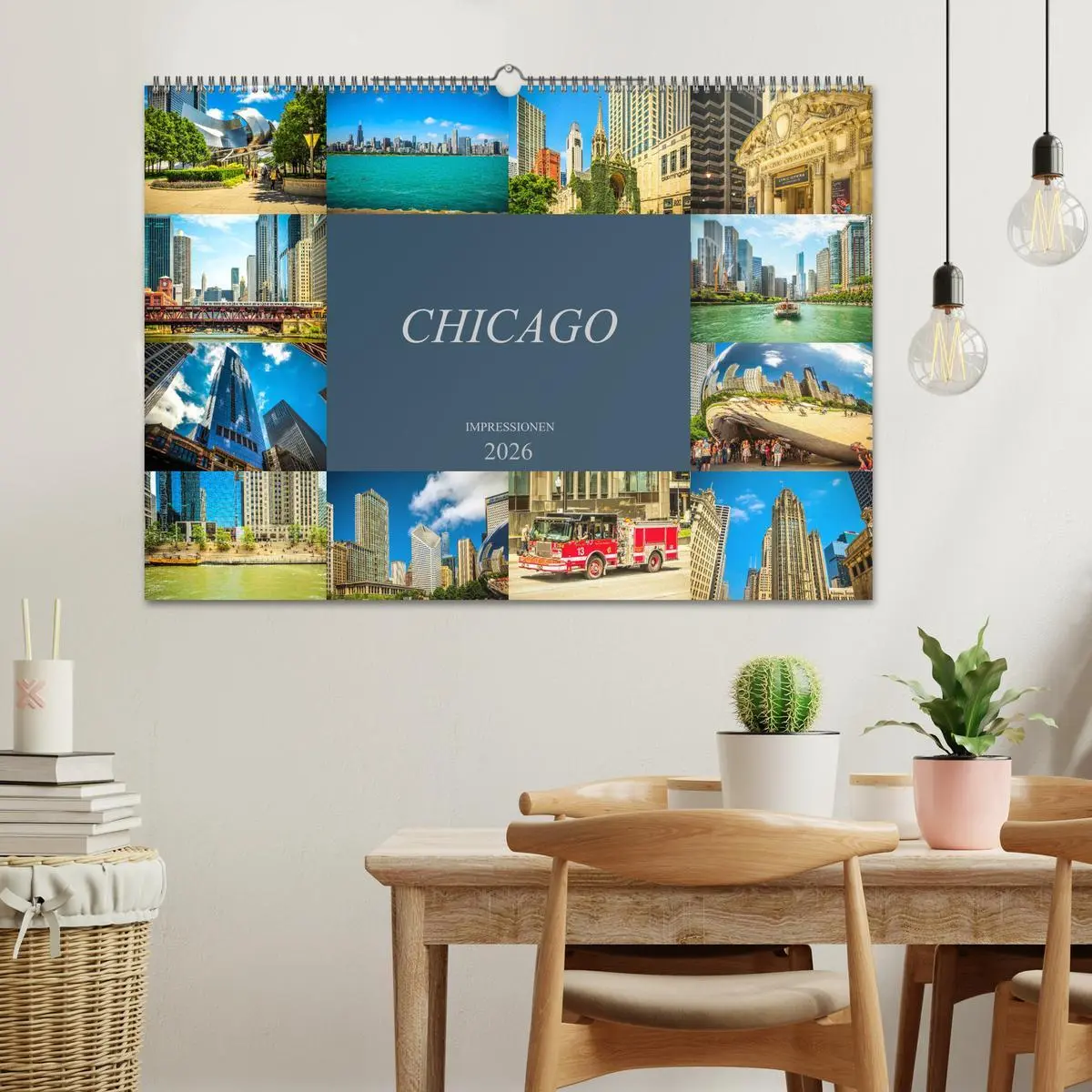 Bild: 9783457851692 | Chicago Impressionen (Wandkalender 2026 DIN A2 quer), CALVENDO...