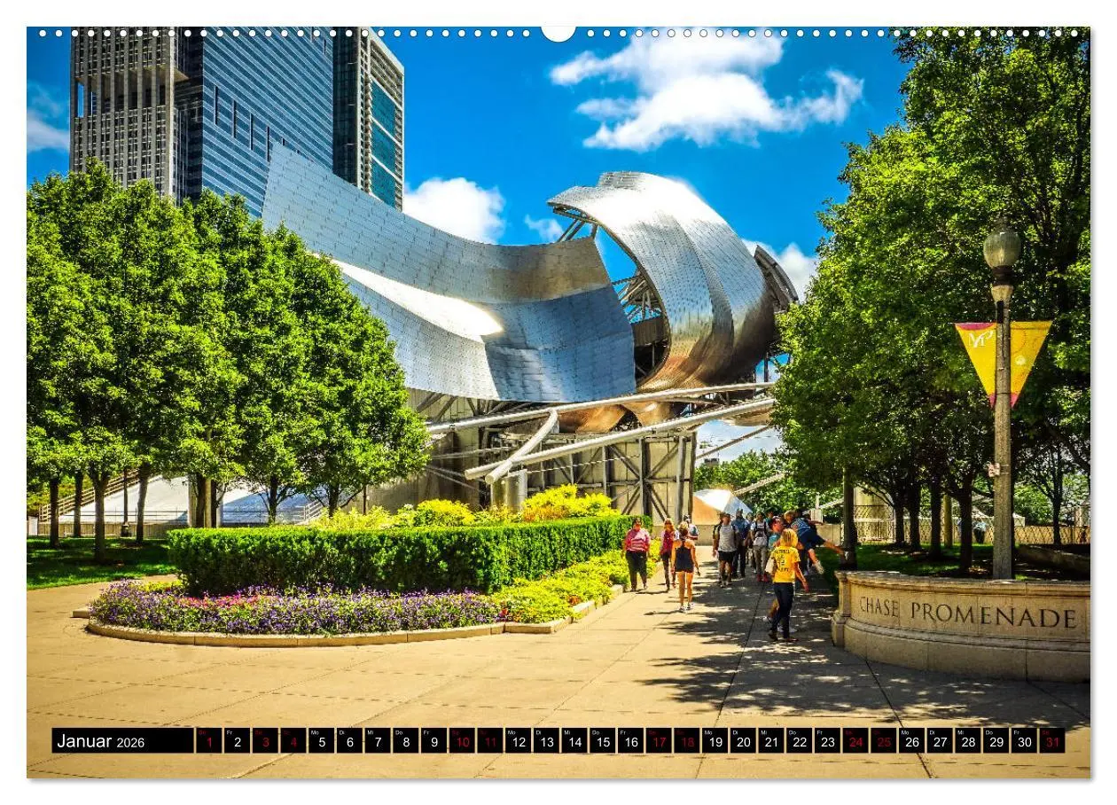 Bild: 9783457851692 | Chicago Impressionen (Wandkalender 2026 DIN A2 quer), CALVENDO...