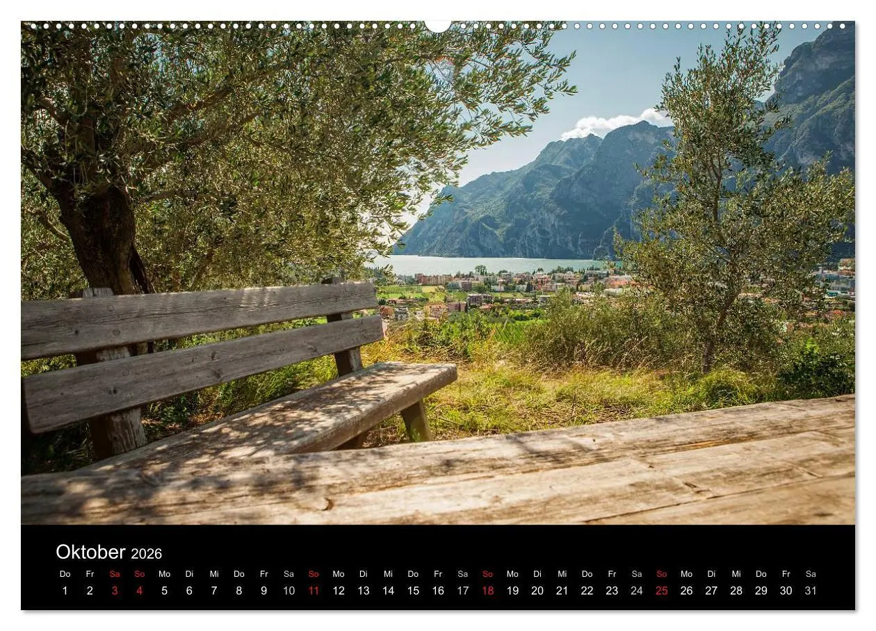 Bild: 9783516011692 | Die schönste Seite am Gardasee (hochwertiger Premium Wandkalender...