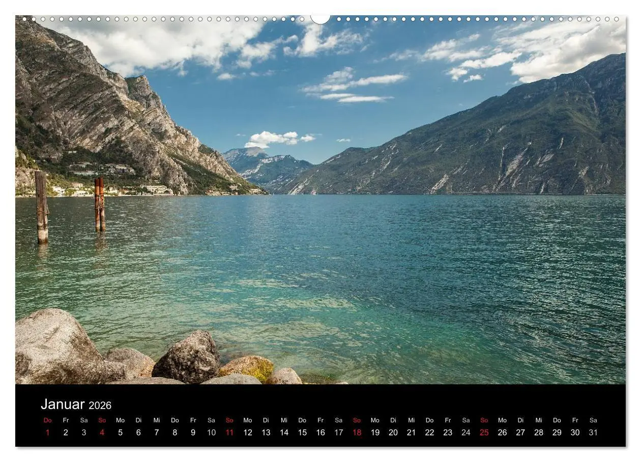 Bild: 9783516011692 | Die schönste Seite am Gardasee (hochwertiger Premium Wandkalender...