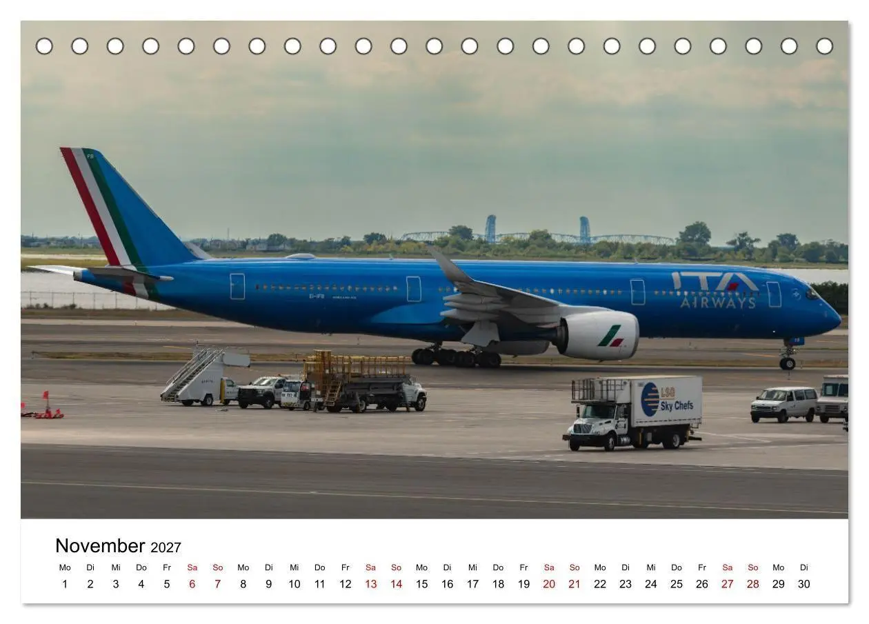 Bild: 9783569031692 | Flugzeuge von Airbus 2027 (Tischkalender 2027 DIN A5 quer),...