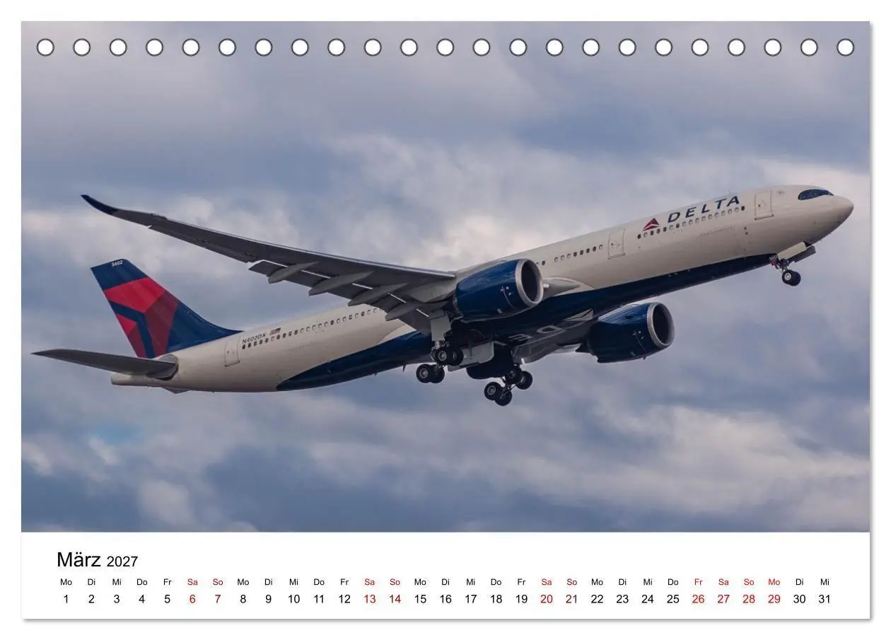Bild: 9783569031692 | Flugzeuge von Airbus 2027 (Tischkalender 2027 DIN A5 quer),...