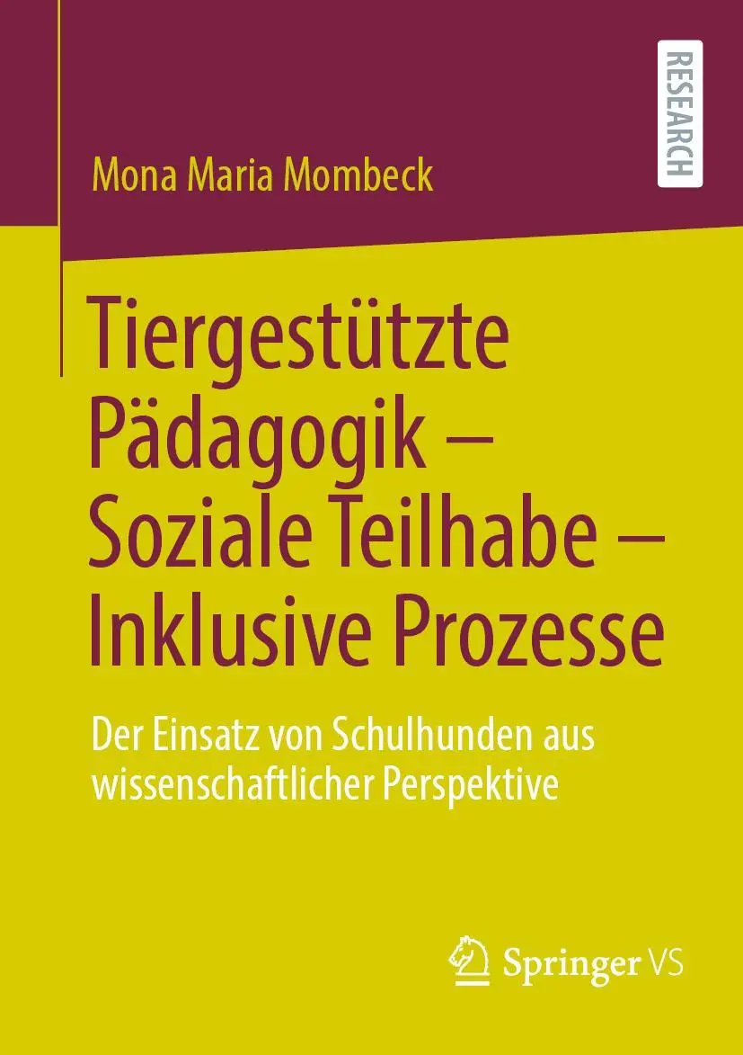 Cover: 9783658371692 | Tiergestützte Pädagogik - Soziale Teilhabe - Inklusive Prozesse | Buch