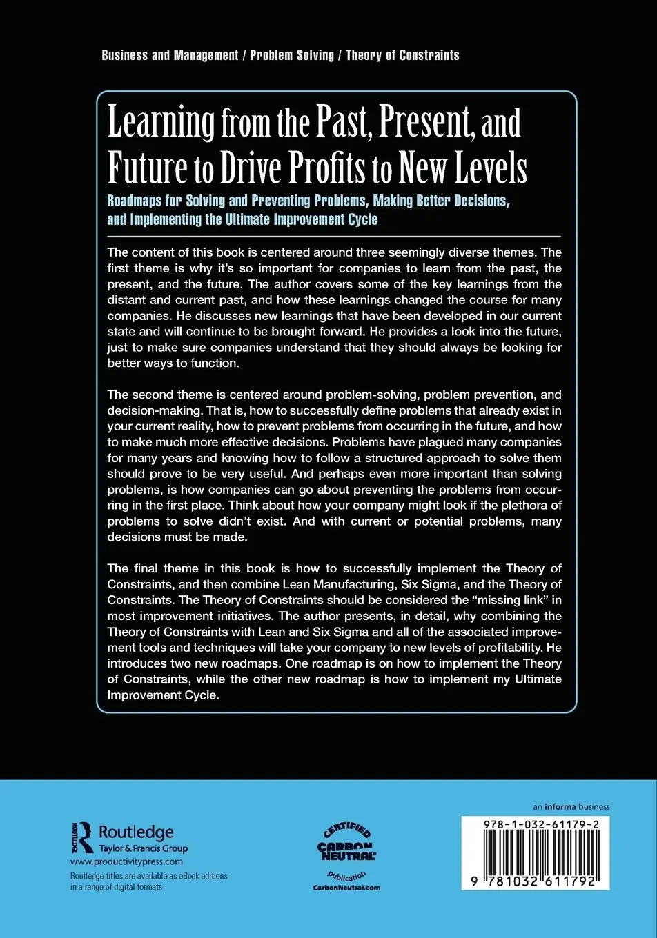 Rückseite: 9781032611792 | Learning from the Past, Present, and Future to Drive Profits to New...