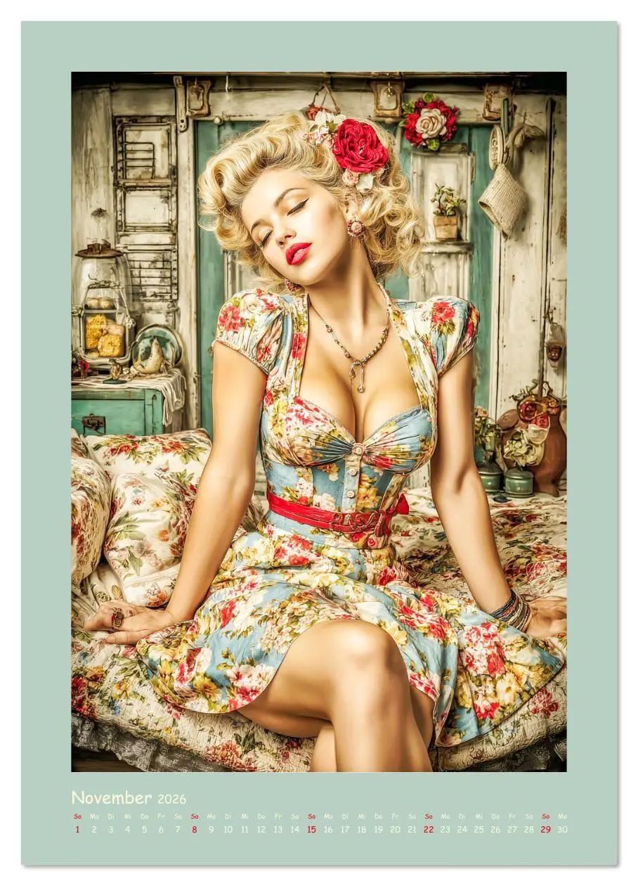 Bild: 9783516621792 | Flair der 50er Jahre. Girls im nostalgischen Pin-up-Stil...
