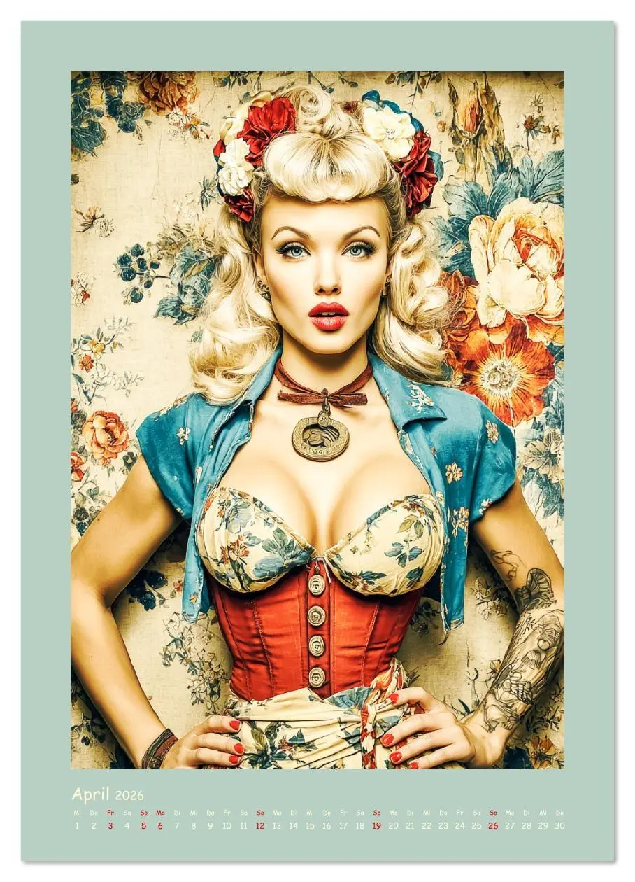 Bild: 9783516621792 | Flair der 50er Jahre. Girls im nostalgischen Pin-up-Stil...