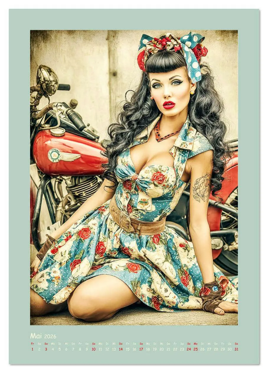 Bild: 9783516621792 | Flair der 50er Jahre. Girls im nostalgischen Pin-up-Stil...