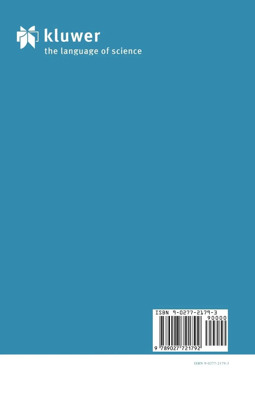 Rückseite: 9789027721792 | Spectral Theory of Self-Adjoint Operators in Hilbert Space | Buch Rückseite: 9789027721792 | Spectral Theory of Self-Adjoint Operators in Hilbert Space | Buch