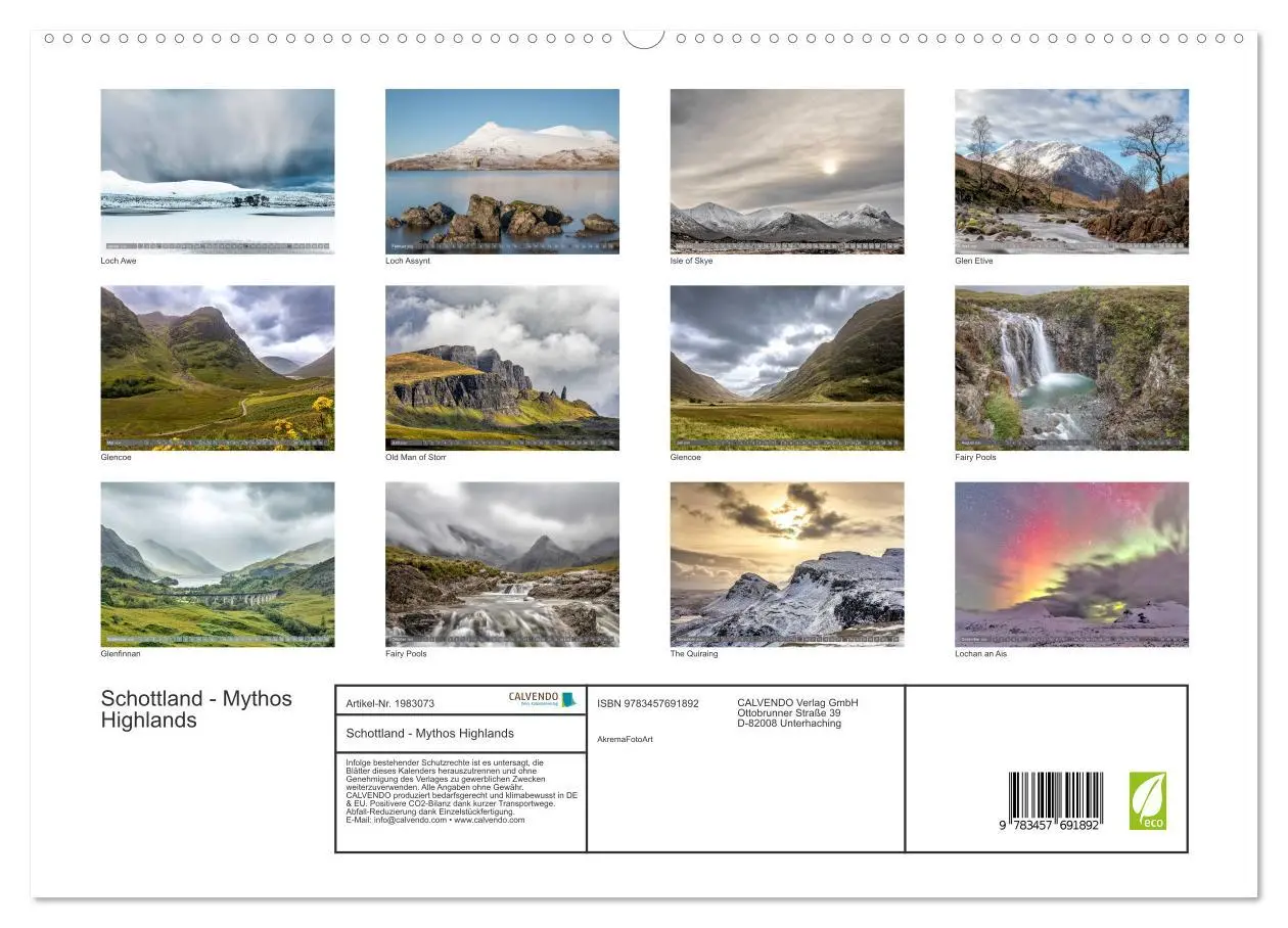Bild: 9783457691892 | Schottland - Mythos Highlands (hochwertiger Premium Wandkalender...