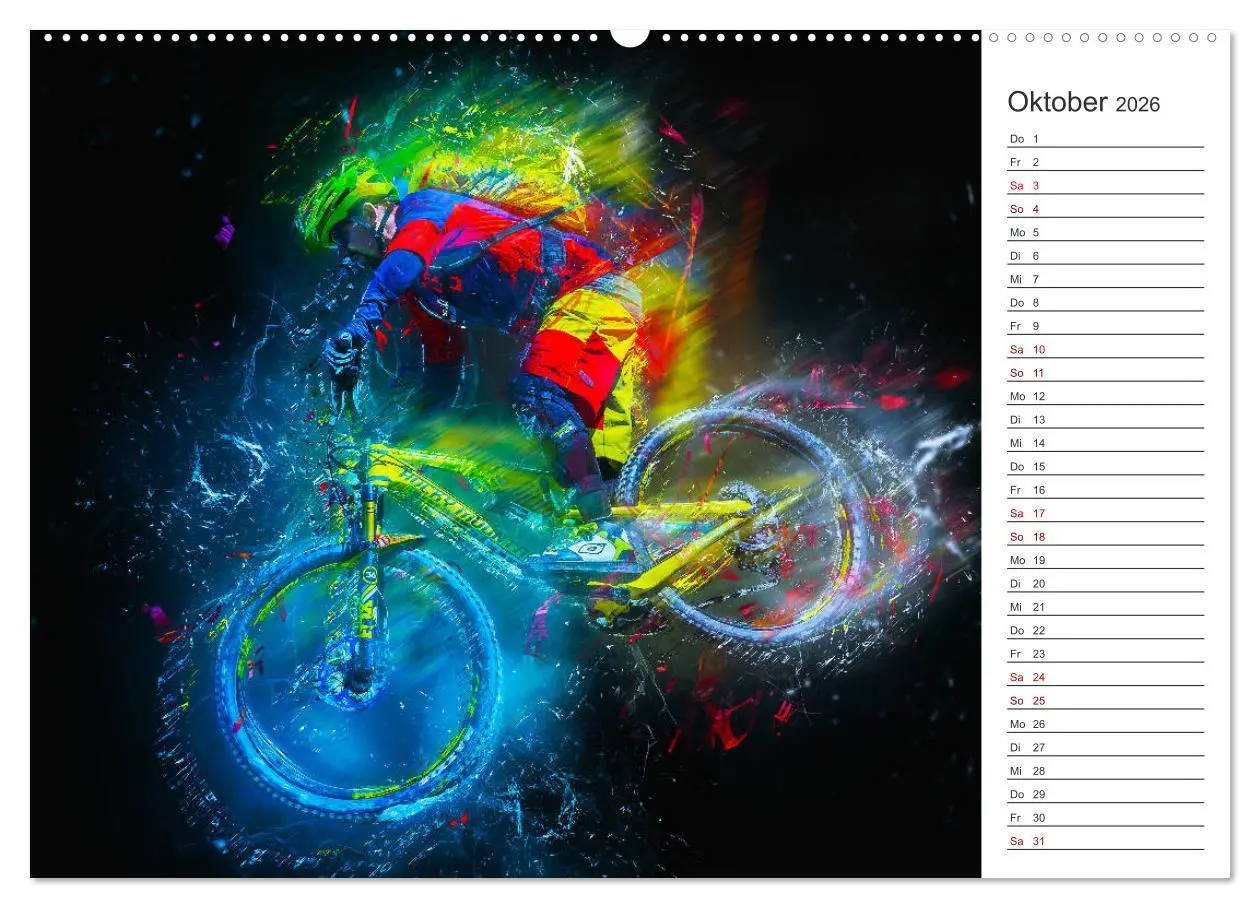 Bild: 9783457761892 | Downhill Explosion (hochwertiger Premium Wandkalender 2026 DIN A2...