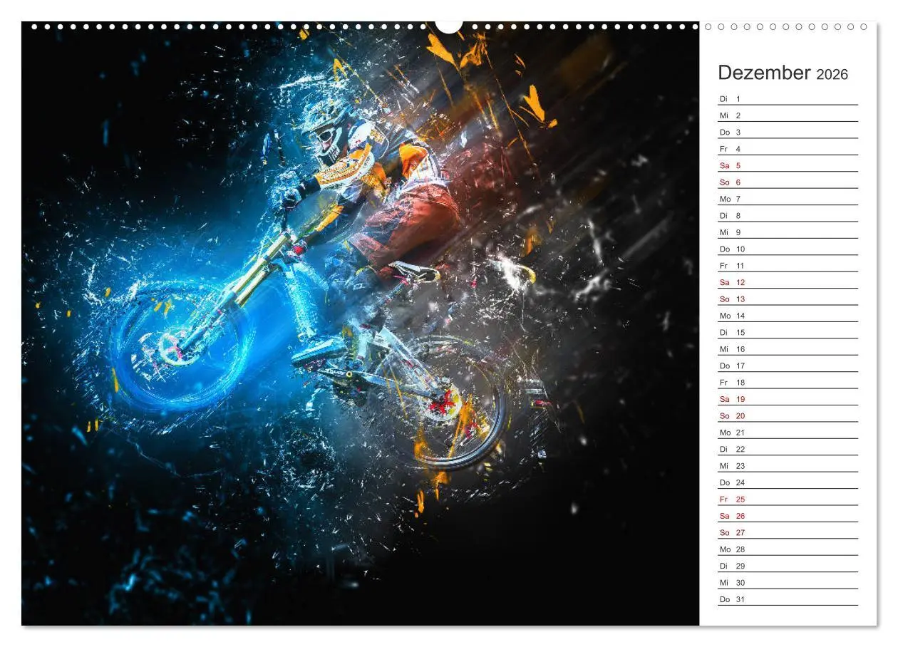 Bild: 9783457761892 | Downhill Explosion (hochwertiger Premium Wandkalender 2026 DIN A2...