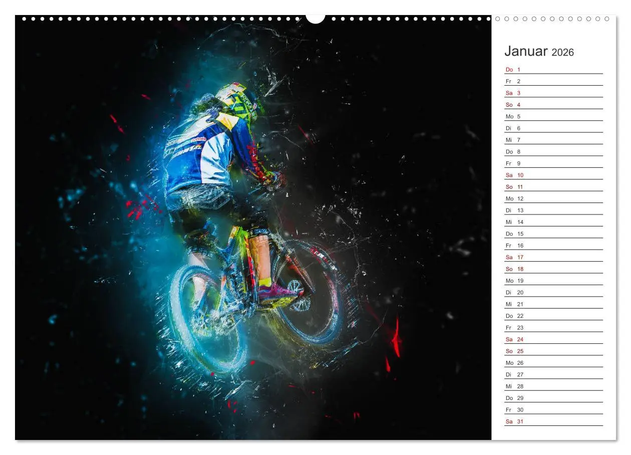 Bild: 9783457761892 | Downhill Explosion (hochwertiger Premium Wandkalender 2026 DIN A2...
