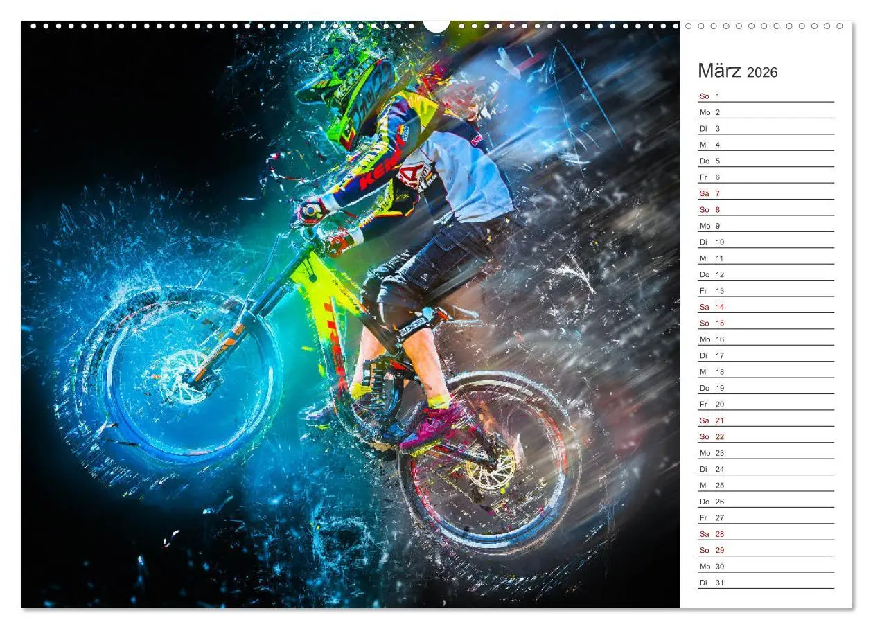 Bild: 9783457761892 | Downhill Explosion (hochwertiger Premium Wandkalender 2026 DIN A2...