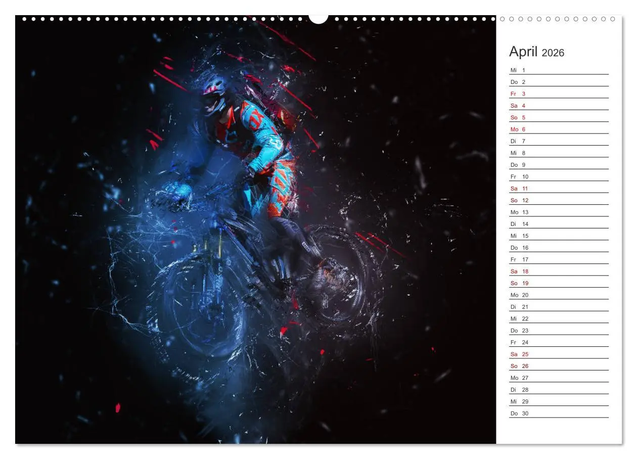 Bild: 9783457761892 | Downhill Explosion (hochwertiger Premium Wandkalender 2026 DIN A2...