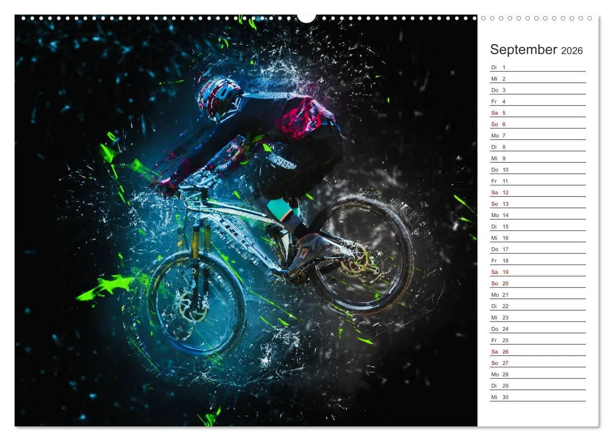 Bild: 9783457761892 | Downhill Explosion (hochwertiger Premium Wandkalender 2026 DIN A2...