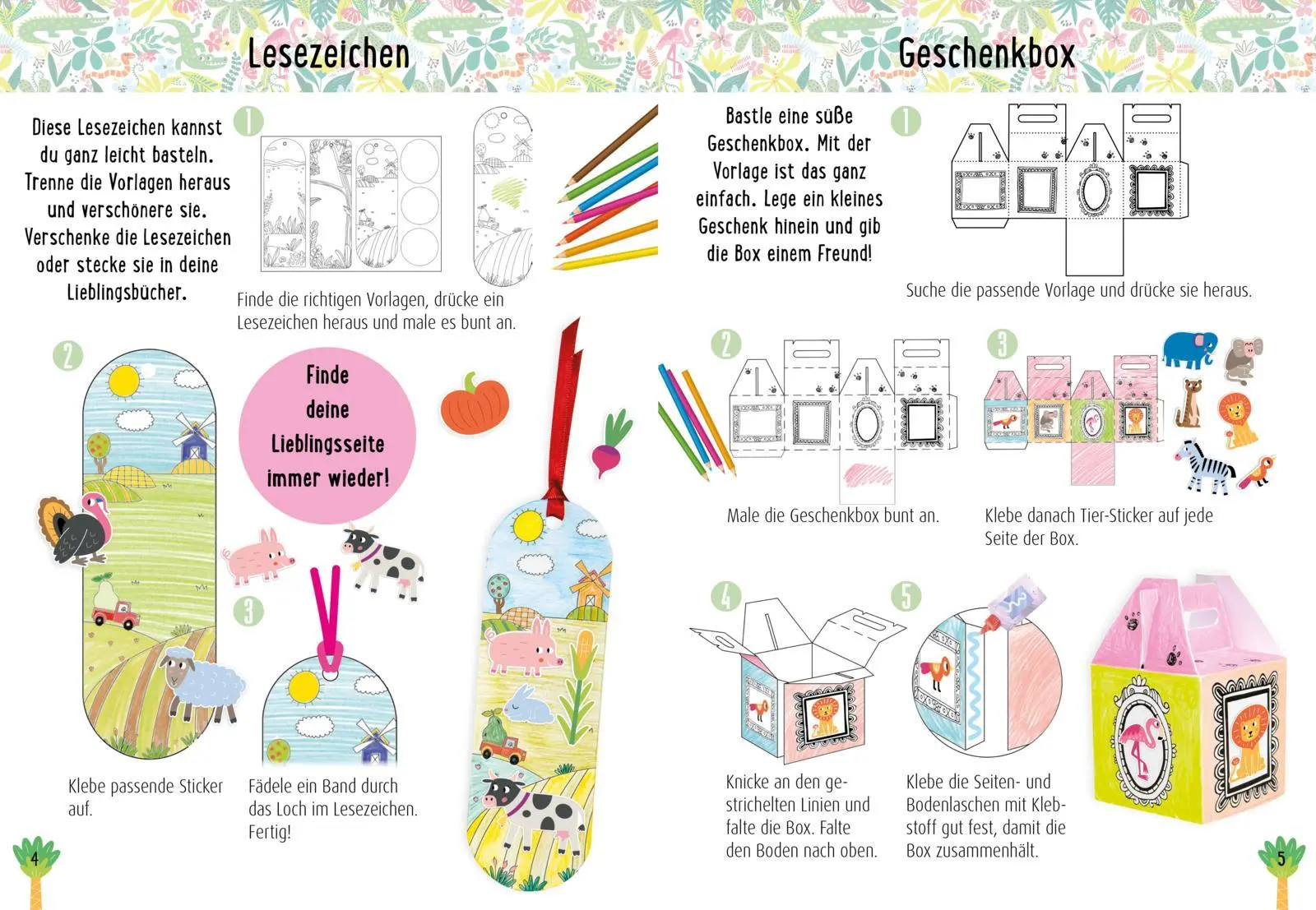 Bild: 9783551191892 | Bastelset für Kinder: Sticker-Bastelset: Glitzer-Tiere | Anton Poitier