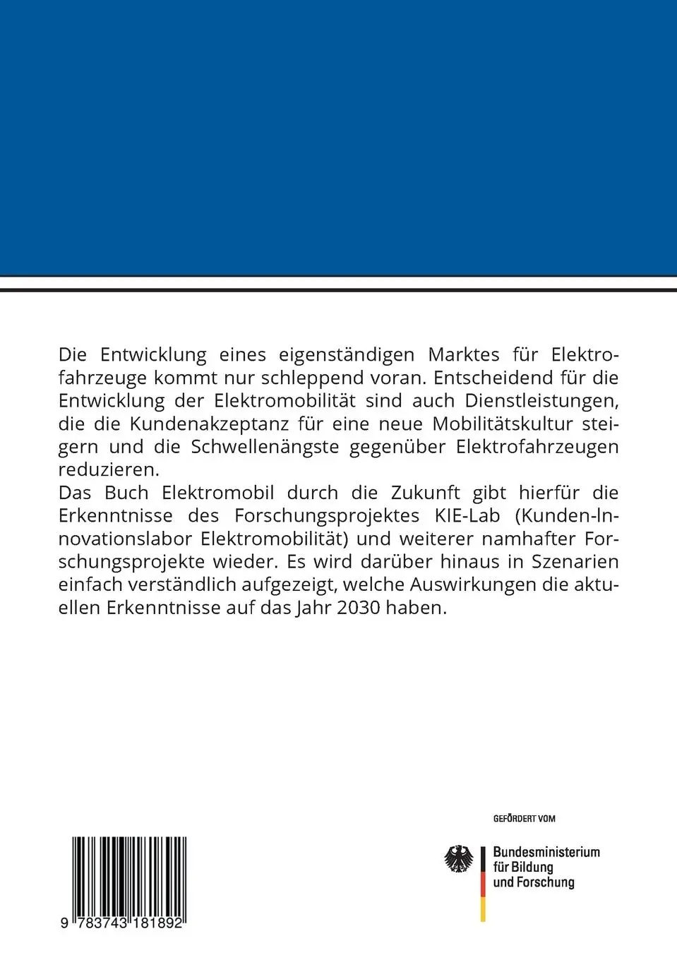 Rückseite: 9783743181892 | Elektromobil durch die Zukunft | Marie Jégu (u. a.) | Taschenbuch
