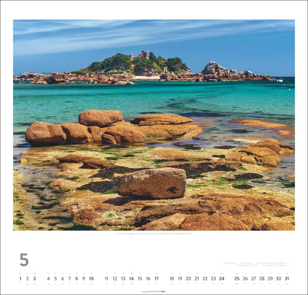 Bild: 9783839901892 | Bretagne Kalender 2026 - Stürmische Romantik | Norbert Kustos | 14 S.