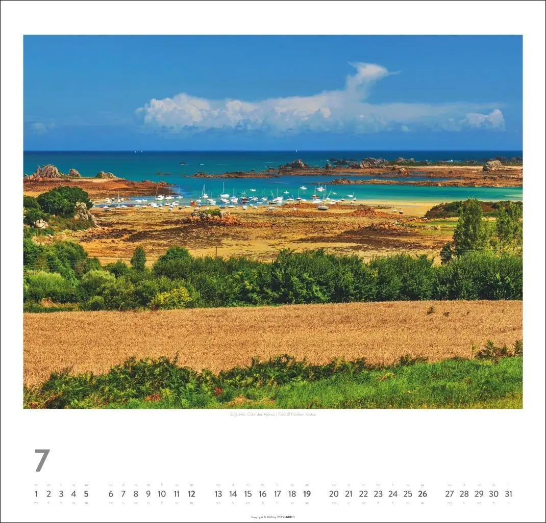 Bild: 9783839901892 | Bretagne Kalender 2026 - Stürmische Romantik | Norbert Kustos | 14 S.