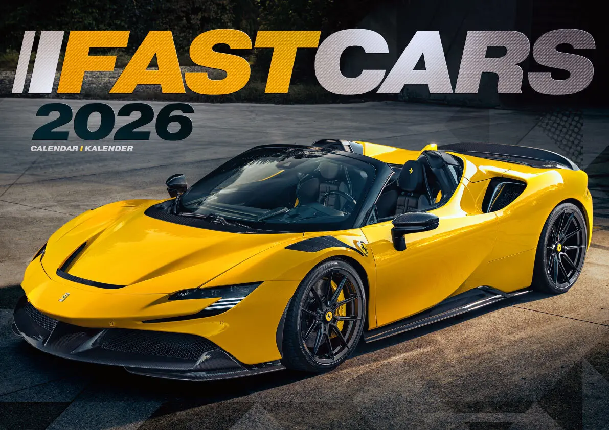 Cover: 9798893611892 | Fast Cars 2026 | Sportwagen Kalender | Kalender | 14 S. | Deutsch