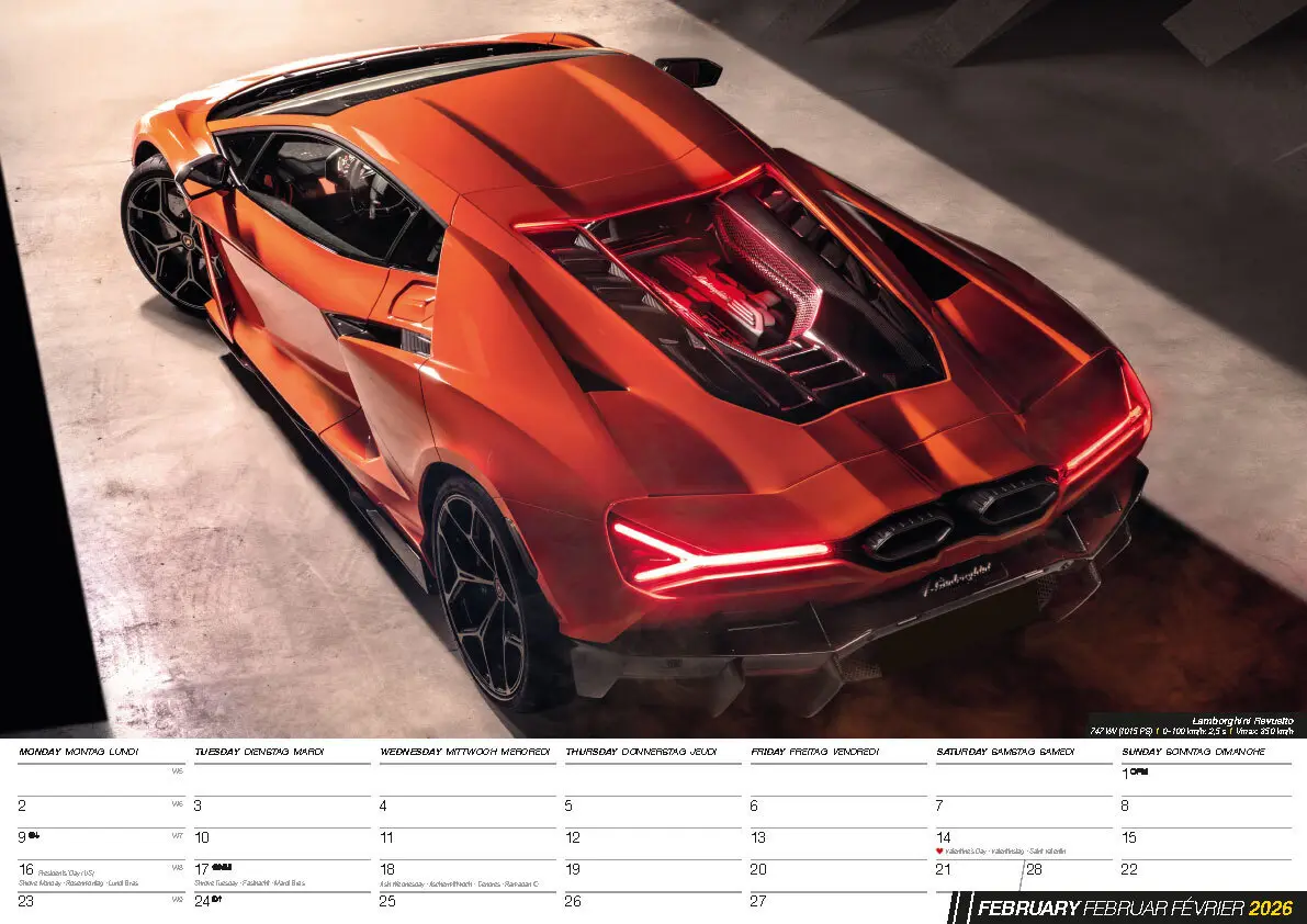 Bild: 9798893611892 | Fast Cars 2026 | Sportwagen Kalender | Kalender | 14 S. | Deutsch