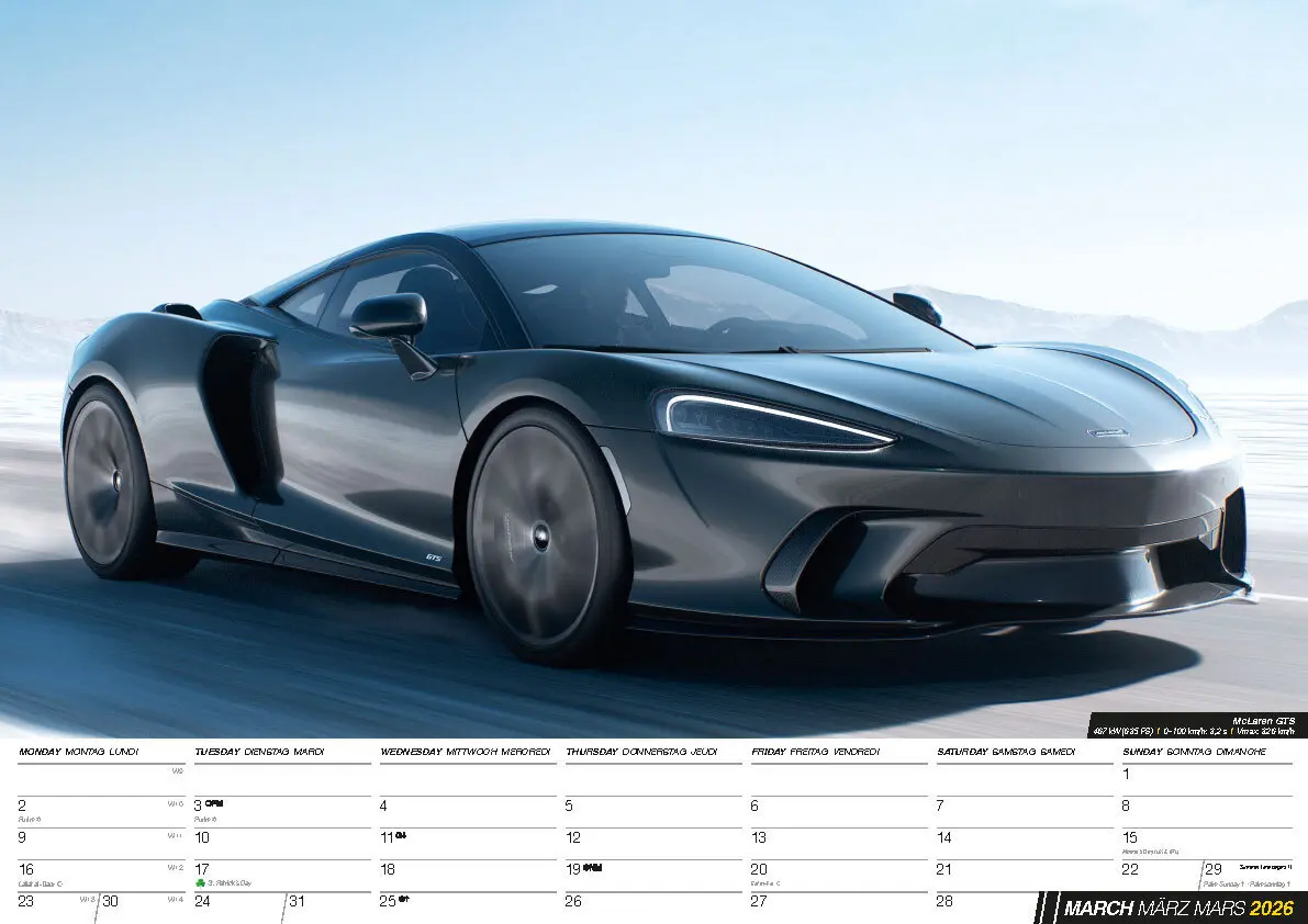 Bild: 9798893611892 | Fast Cars 2026 | Sportwagen Kalender | Kalender | 14 S. | Deutsch
