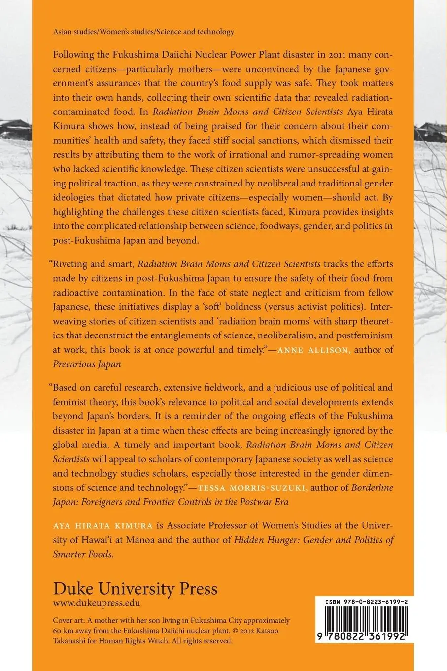Rückseite: 9780822361992 | Radiation Brain Moms and Citizen Scientists | Aya Hirata Kimura | Buch