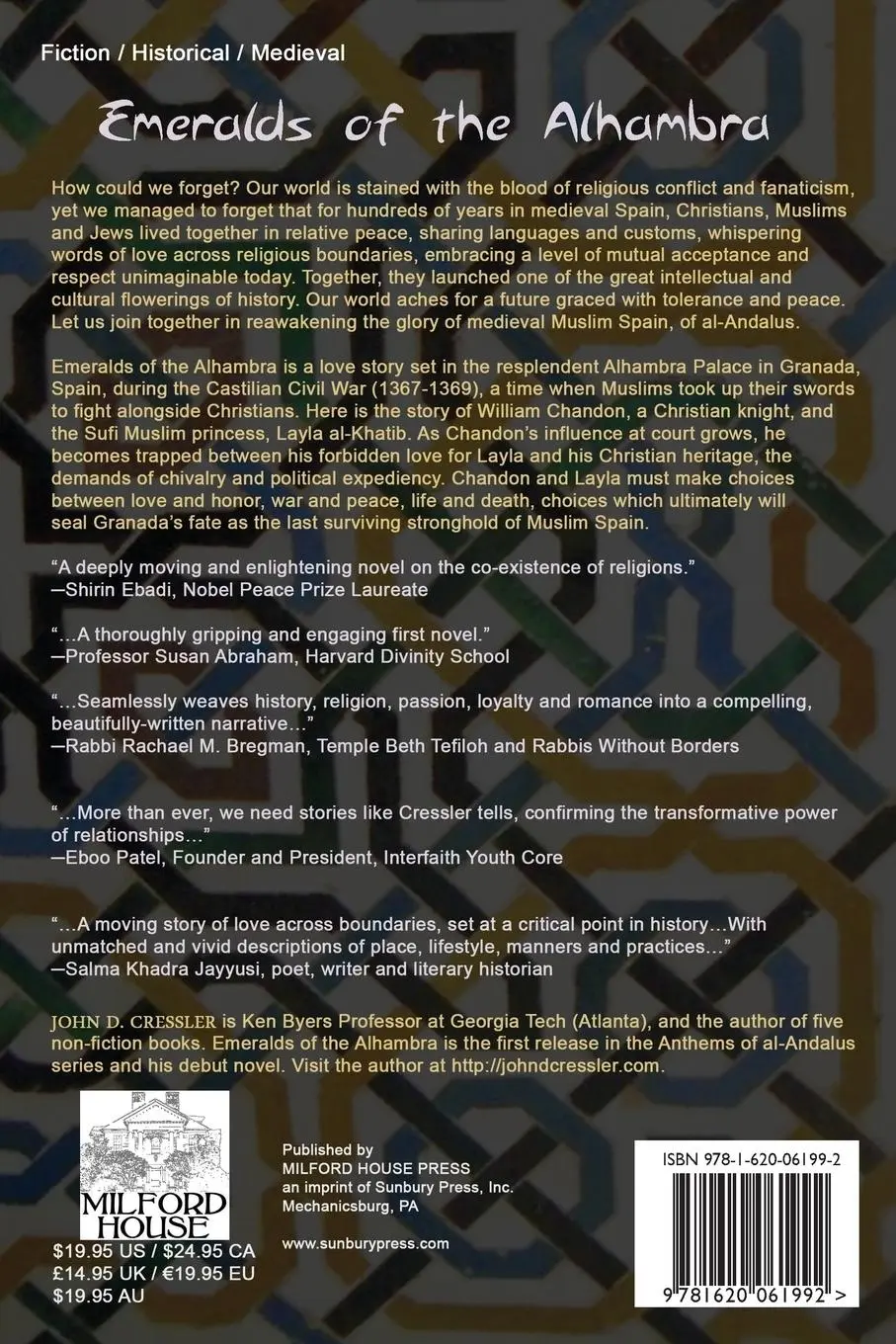 Rückseite: 9781620061992 | Emeralds of the Alhambra | John D. Cressler | Taschenbuch | Englisch