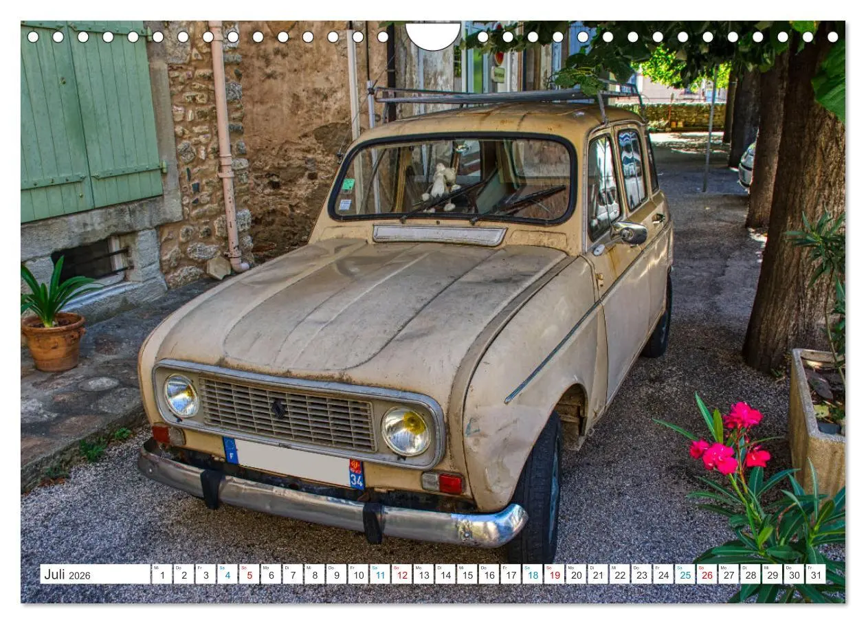Bild: 9783457371992 | Renault 4 - Kultfahrzeug und Wegbegleiter (Wandkalender 2026 DIN A4...