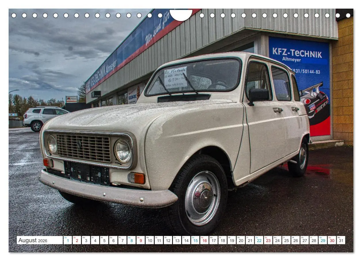 Bild: 9783457371992 | Renault 4 - Kultfahrzeug und Wegbegleiter (Wandkalender 2026 DIN A4...