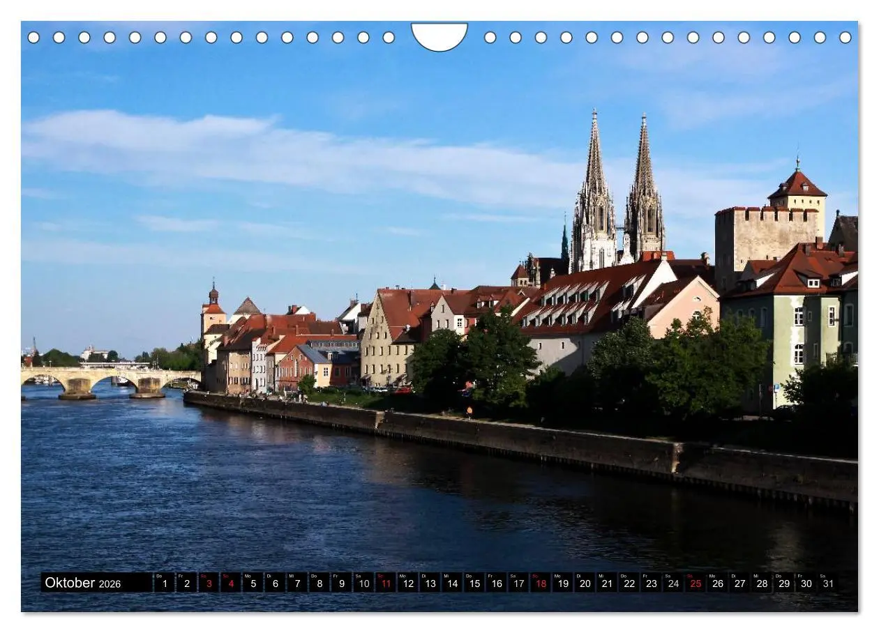 Bild: 9783516081992 | Romantisches Regensburg (Wandkalender 2026 DIN A4 quer), CALVENDO...